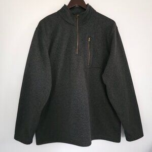 Outdoor Life Large (42-44) Dark Gray 1/4 Zipper Long Sleeve Winter Sweatshirt
